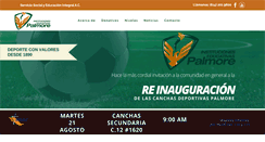 Desktop Screenshot of palmore.edu.mx